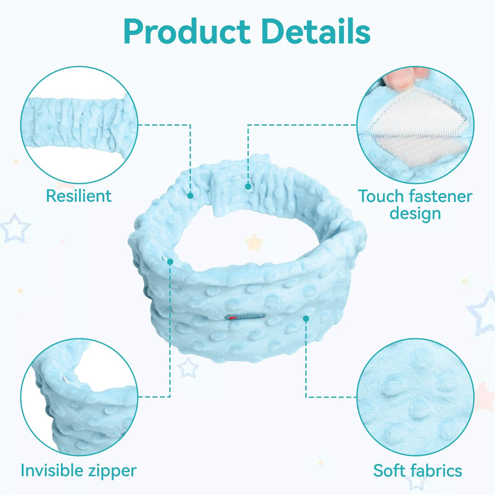 ENLUNTRA adjustable wrap with touch fastener ensures snug fit.