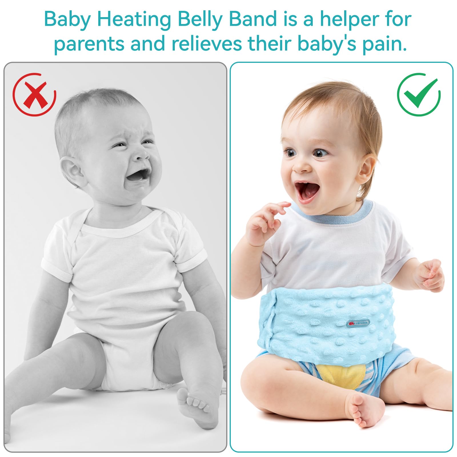 ENLUNTRA hidden zipper design protects baby's comfort during wear.