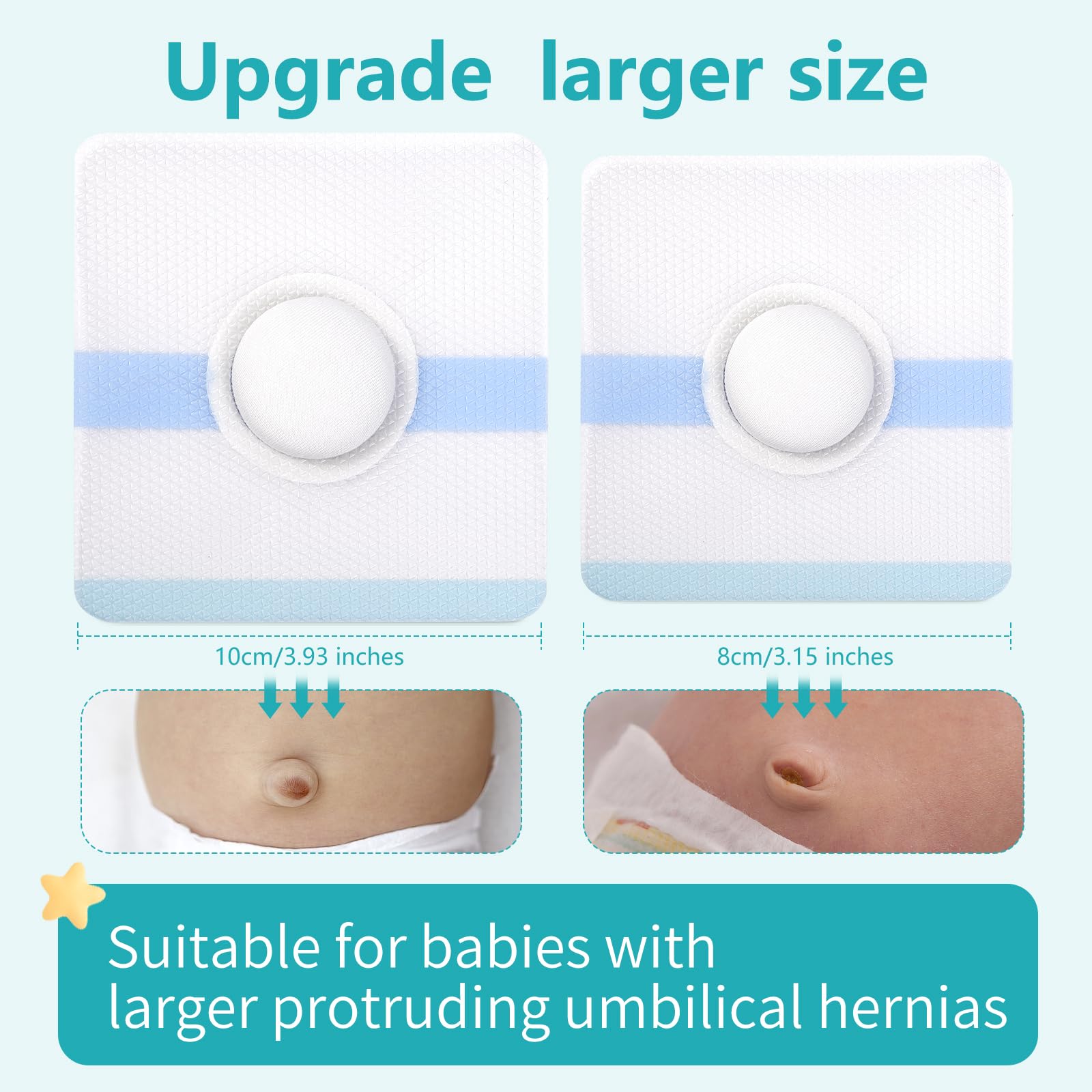ENLUNTRA patch 10x10 size suitable for more protrusion coverage