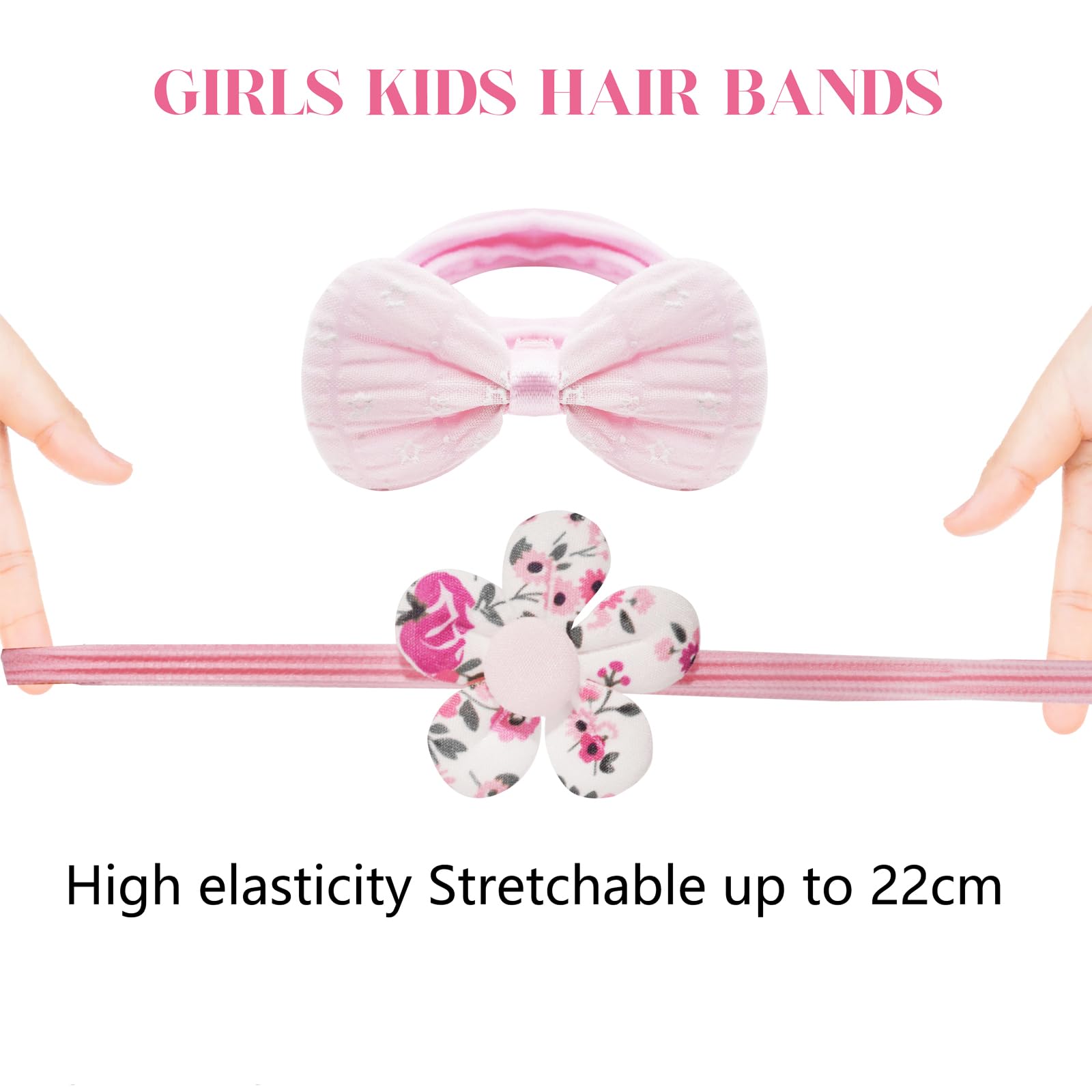 Enop pastel flower accessories add color and gentle hold for kids' styles