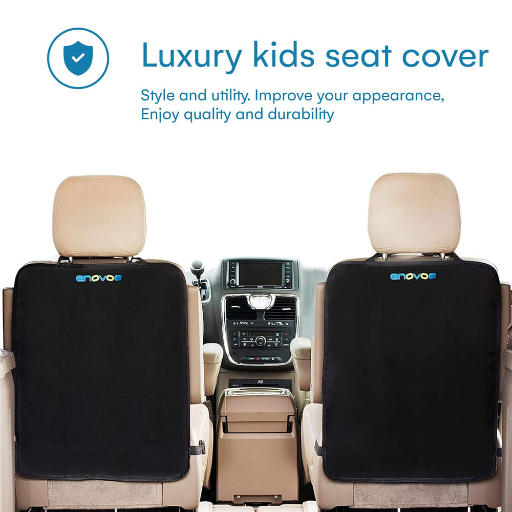 Enovoe durable material back-seat cover withstands daily kid wear