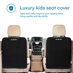 Enovoe durable material back-seat cover withstands daily kid wear