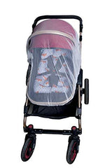 Enovoe mosquito net for cribs and bassinets with elastic edges keeps coverage secure.