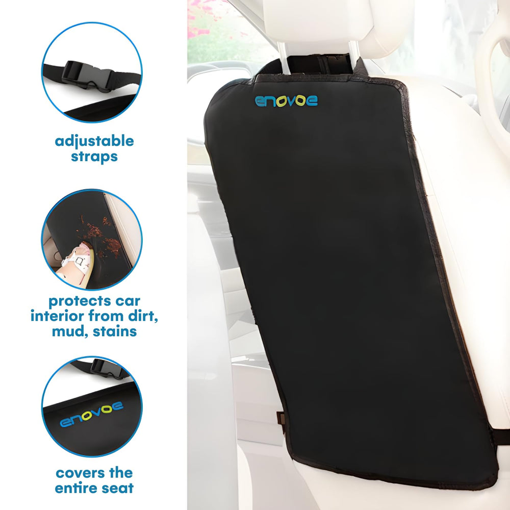 Enovoe waterproof back-seat protector guards against spills during trips