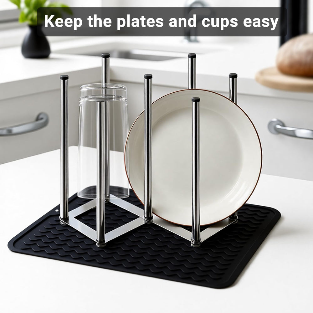 Enprotty foldable drying rack storage view demonstrating compact design for easy travel.