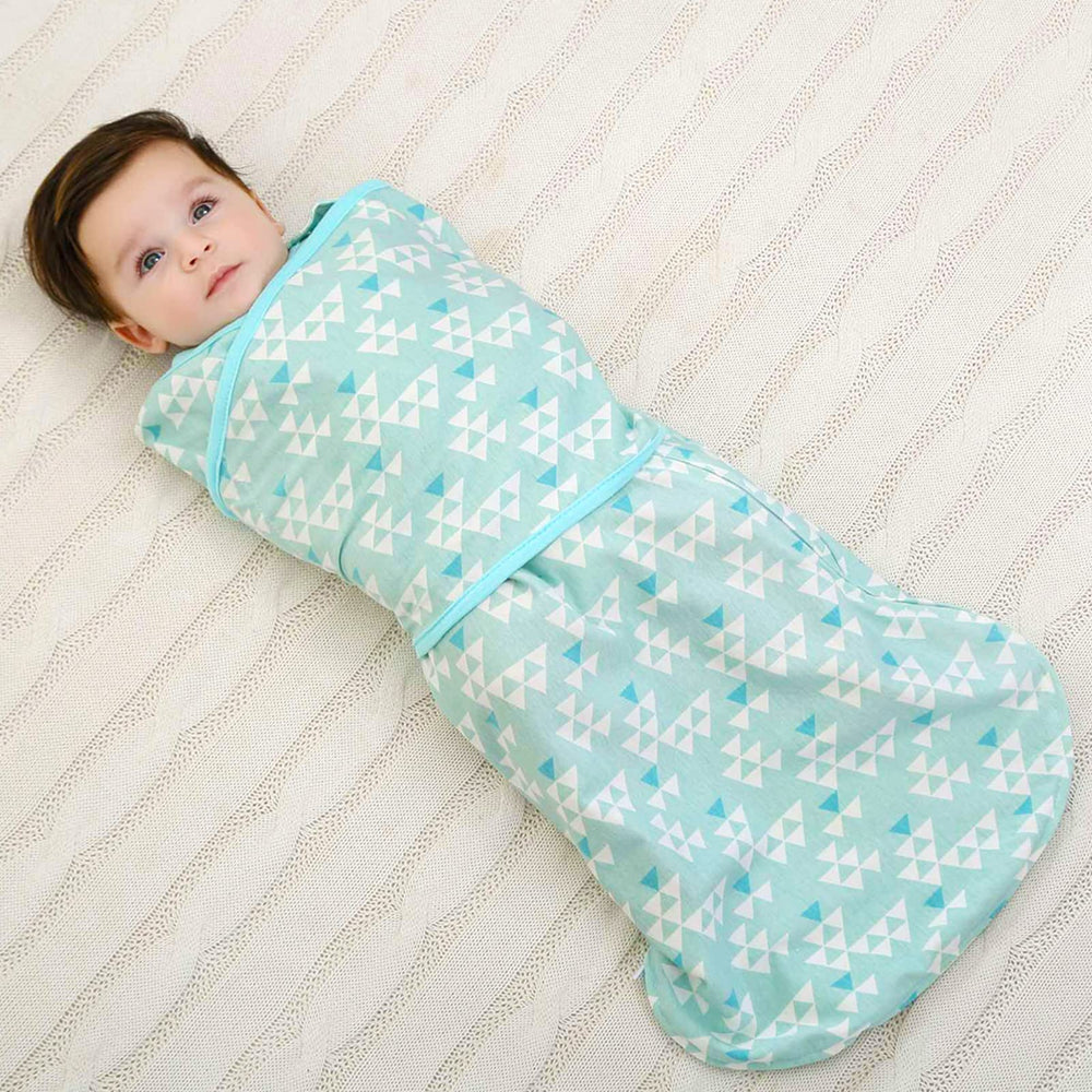 Enrich YLife swaddle sack green gift-ready box signals versatile baby gift.