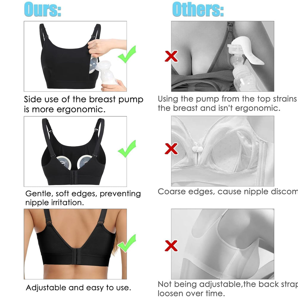ENSDOAR patent-protected clasp ensures easy switching between pumping and nursing.
