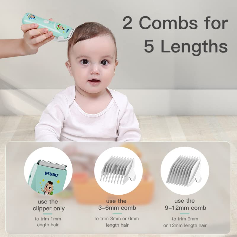 ENSSU guide combs provide 3-6-9-12mm length options.