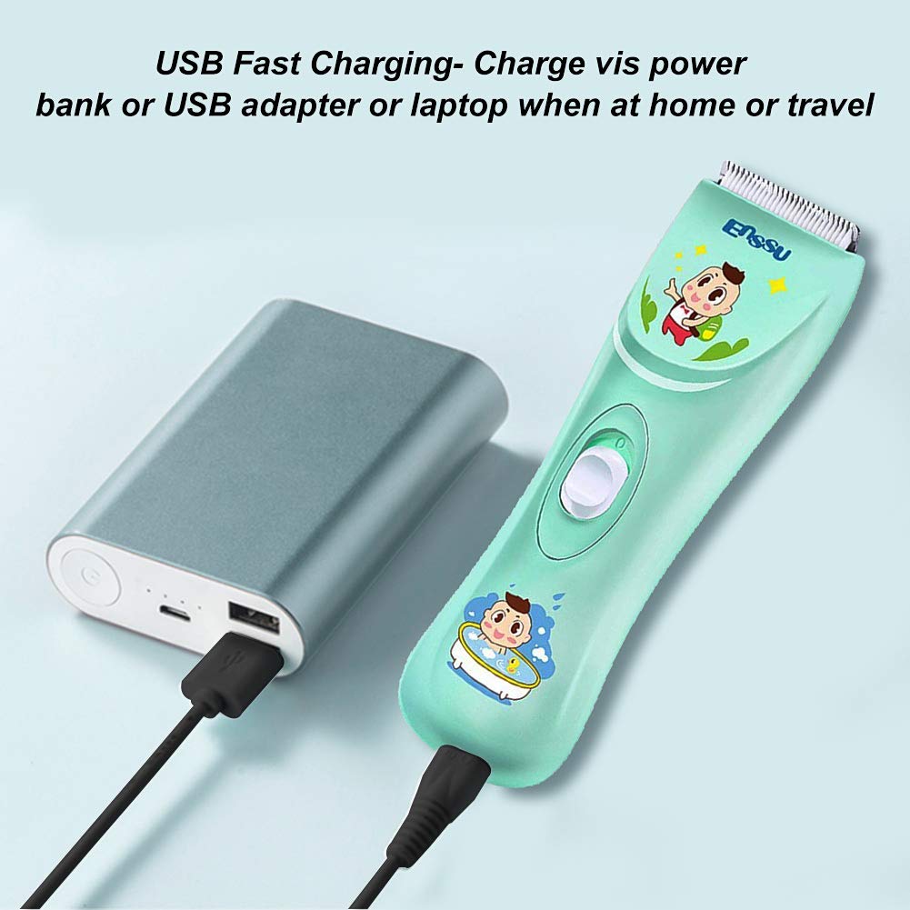 ENSSU warm tips familiarize child with clipper for smoother sessions.