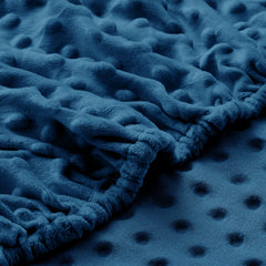 Entisn bassinet sheet's minky dot texture adds gentle tactile comfort.