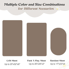 Entisn chocolate brown Minky fabric looks soft and warm for baby comfort