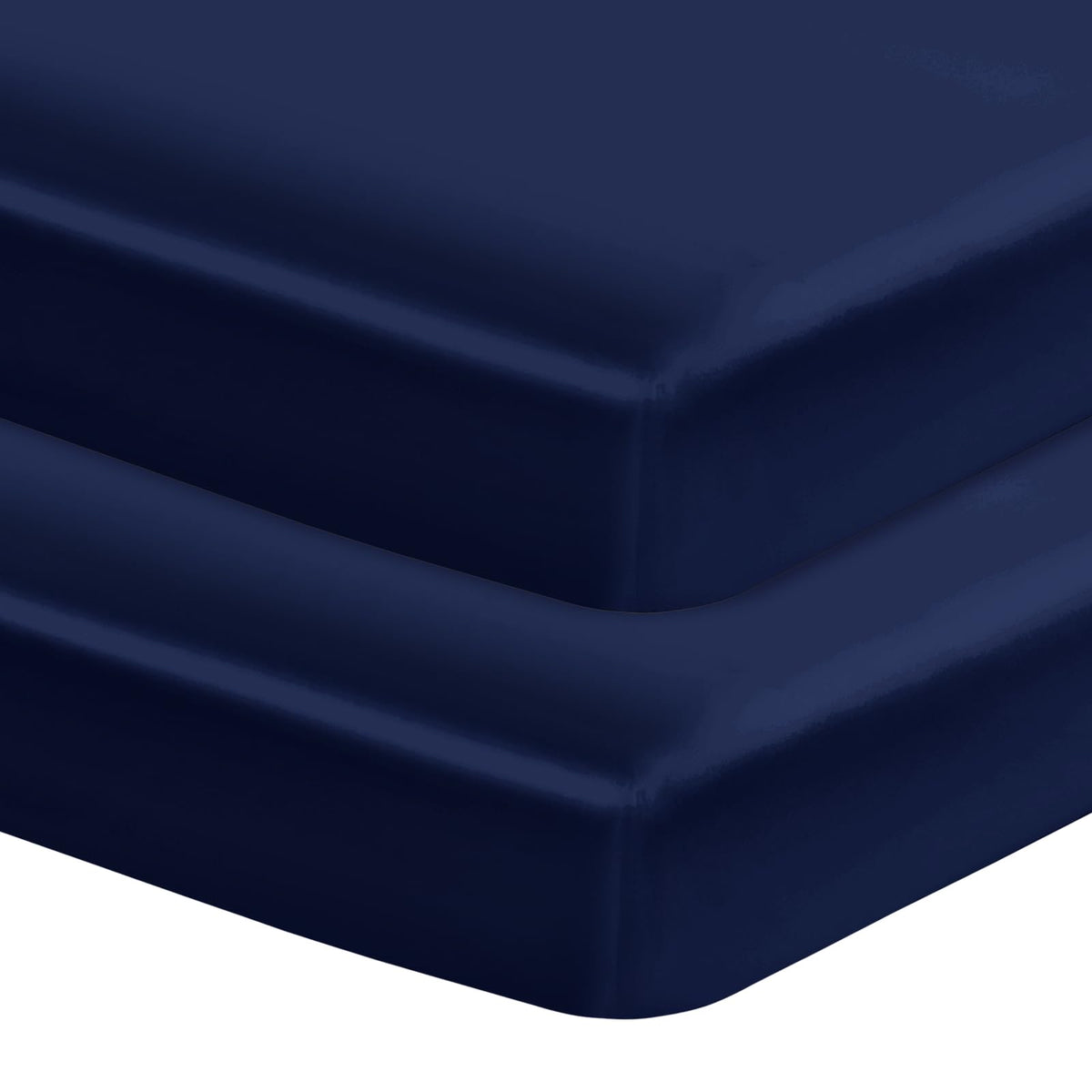 Entisn satin crib sheets closeup fabric with smooth sheen for gentle, skin-friendly sleep.