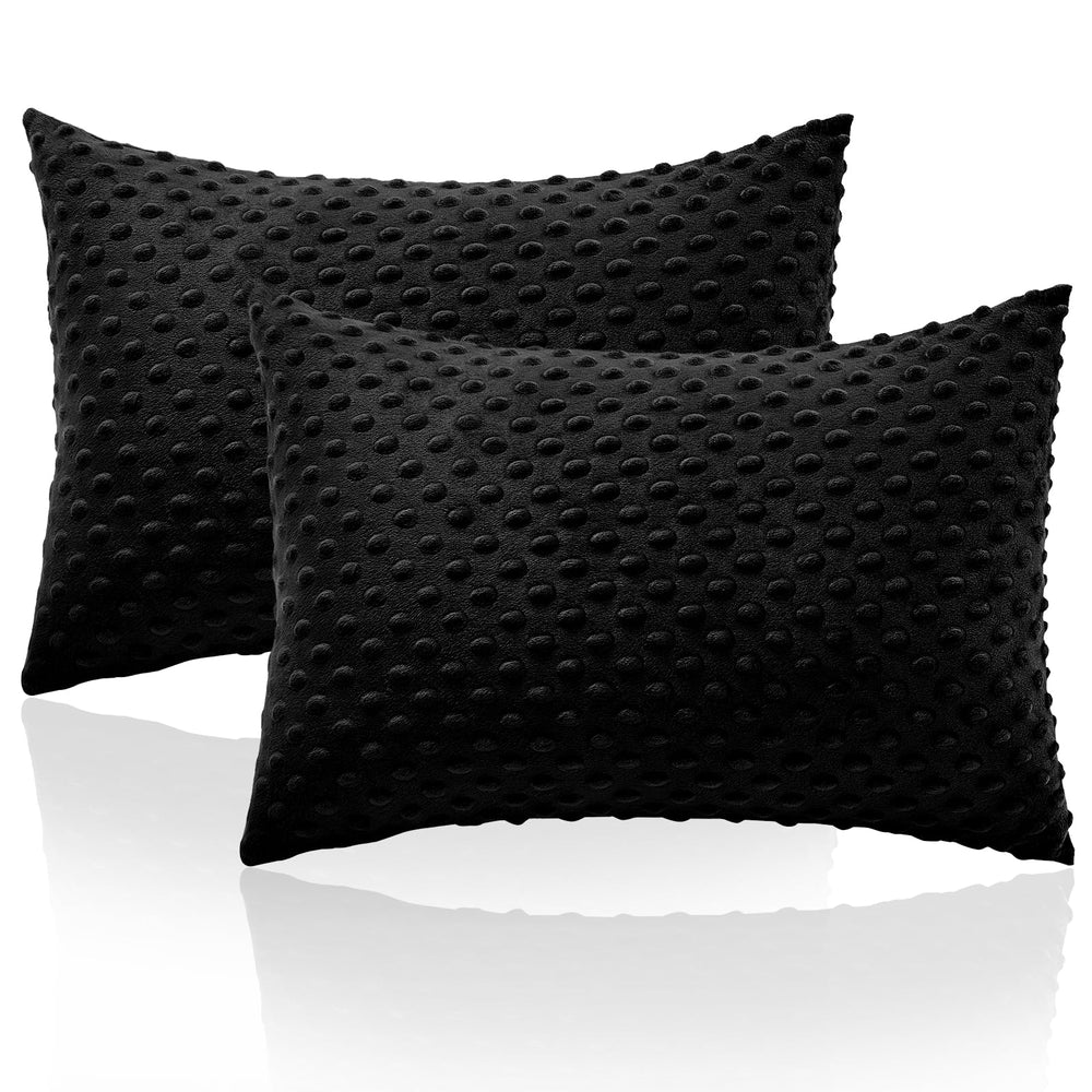 Entisn Toddler Pillowcase dot texture close-up for gentle sleep comfort.