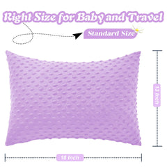 Entisn toddler pillowcase hidden zipper secures insert without snagging hair.
