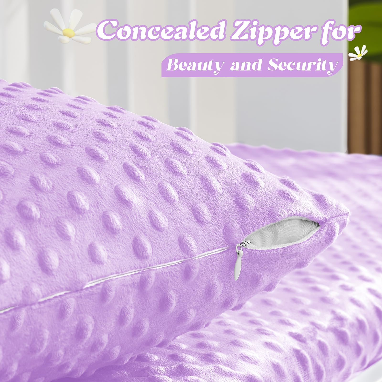 Entisn toddler pillowcase soft minky fabric for cozy naps.