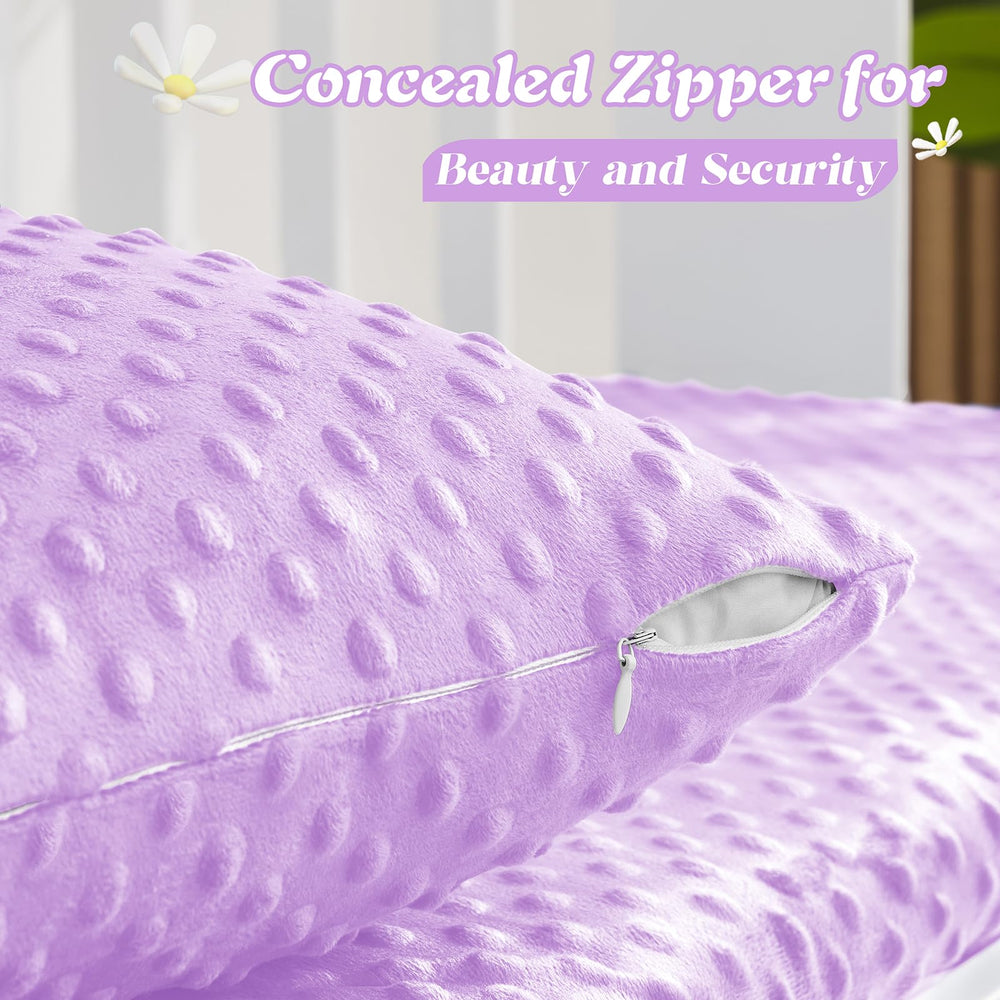 Entisn toddler pillowcase soft minky fabric for cozy naps.