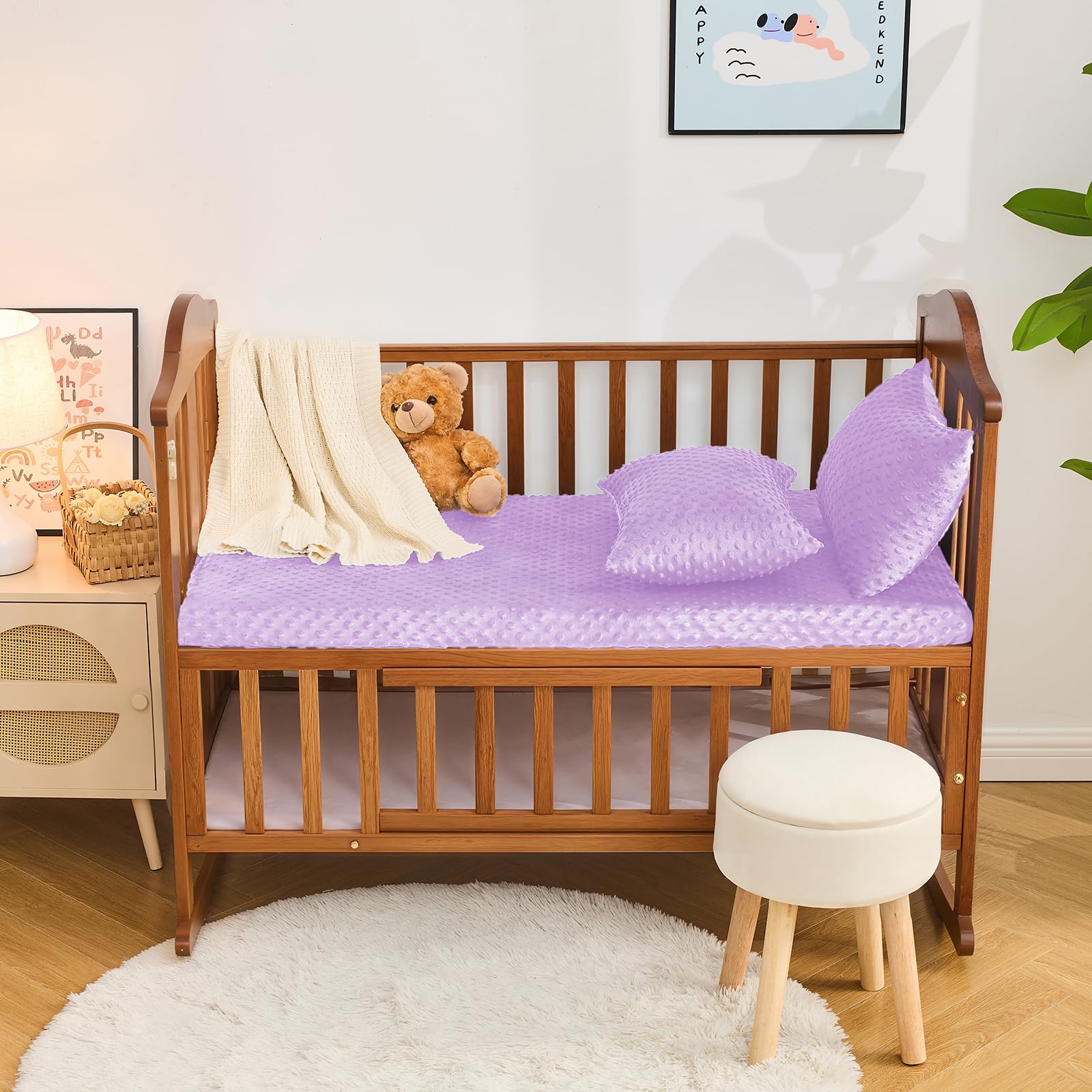 Entisn toddler pillowcase easy-care machine wash cold tumble dry low.