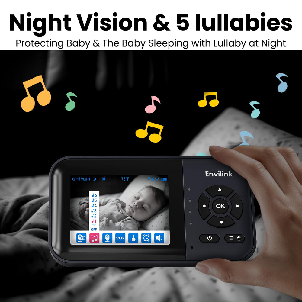 Envilink smart detection flags cries, sounds, and intruders.
