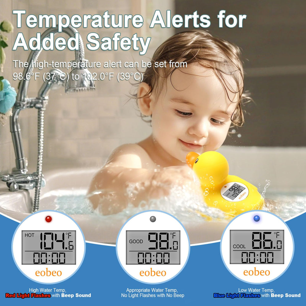 Eobeo digital room thermometer with LCD readout helps monitor nursery temperature