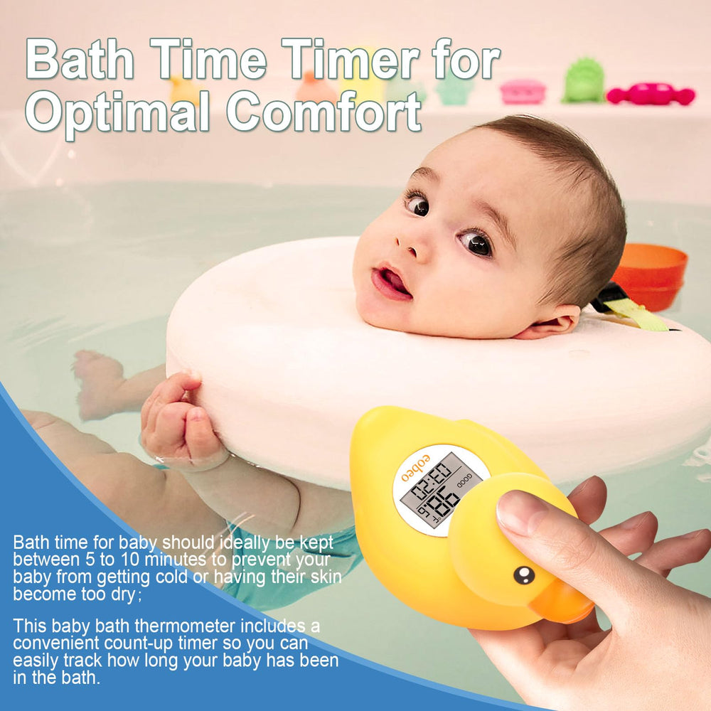 Eobeo IPX7 waterproof design keeps readings safe in wet bath environments