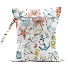 EODFFSGF Wet Dry Bag on the beach featuring waterproof interior to protect swimsuits.