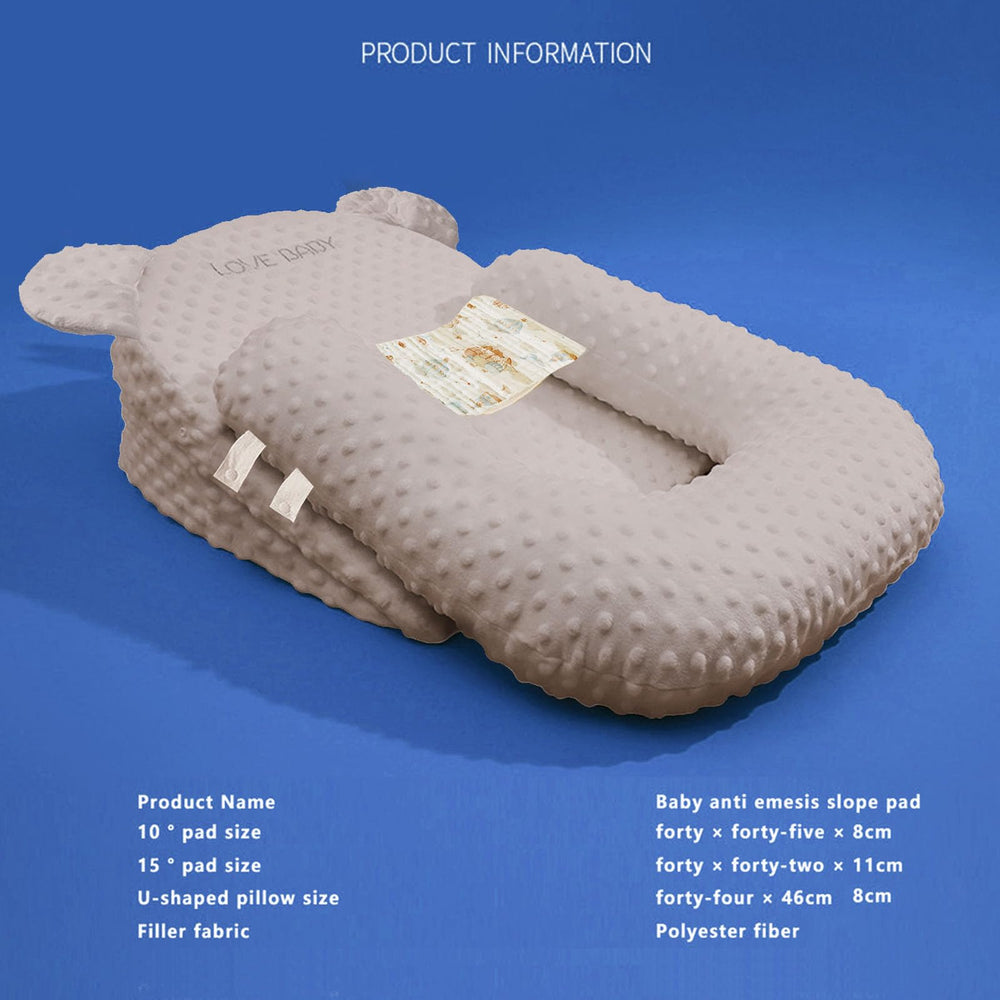 Eofnengsohio baby feeding pillow-travel-portable-pack supports on-the-go feeding and compact storage.