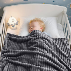Eonkasp baby blanket in crib setup showing cozy wrap option