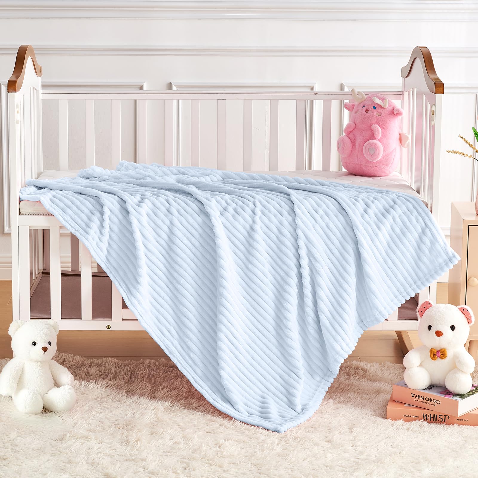 Vacuum-sealed packaging of the Eonkasp baby blanket for eco-friendly shipping.