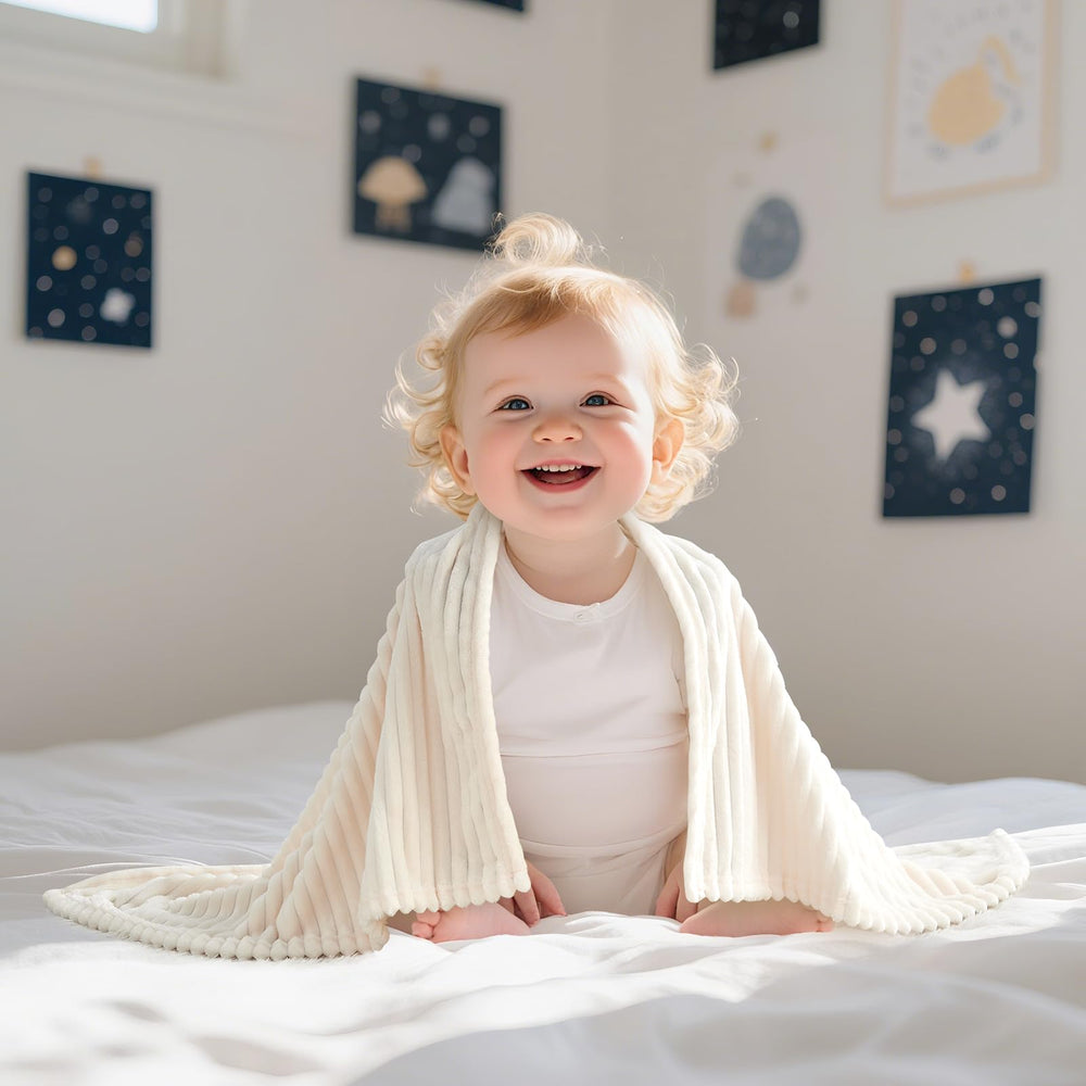 Eonkasp gift-ready striped baby blanket packaging for gifting