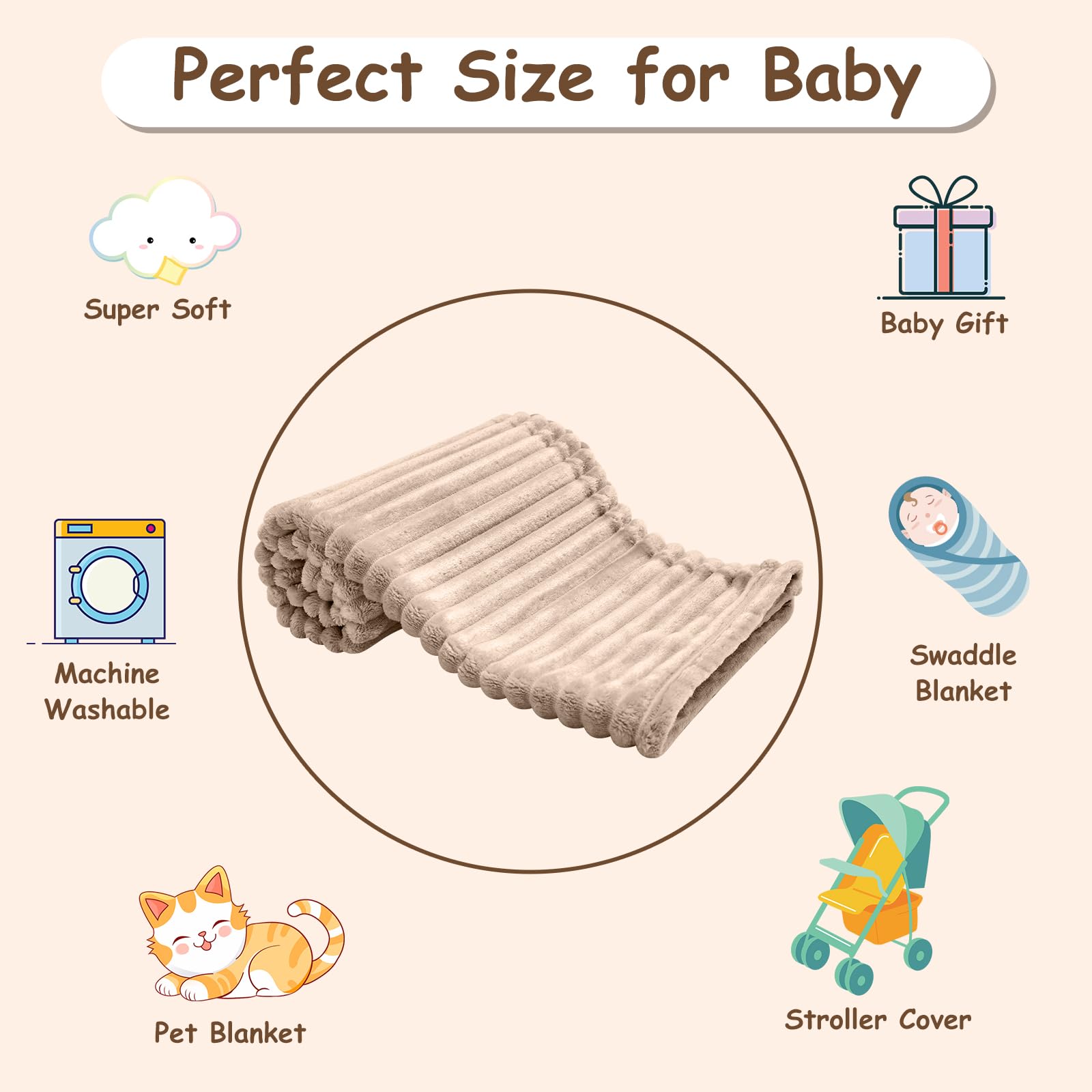 Eonkasp machine-washable blanket simplifies cleanup and care.