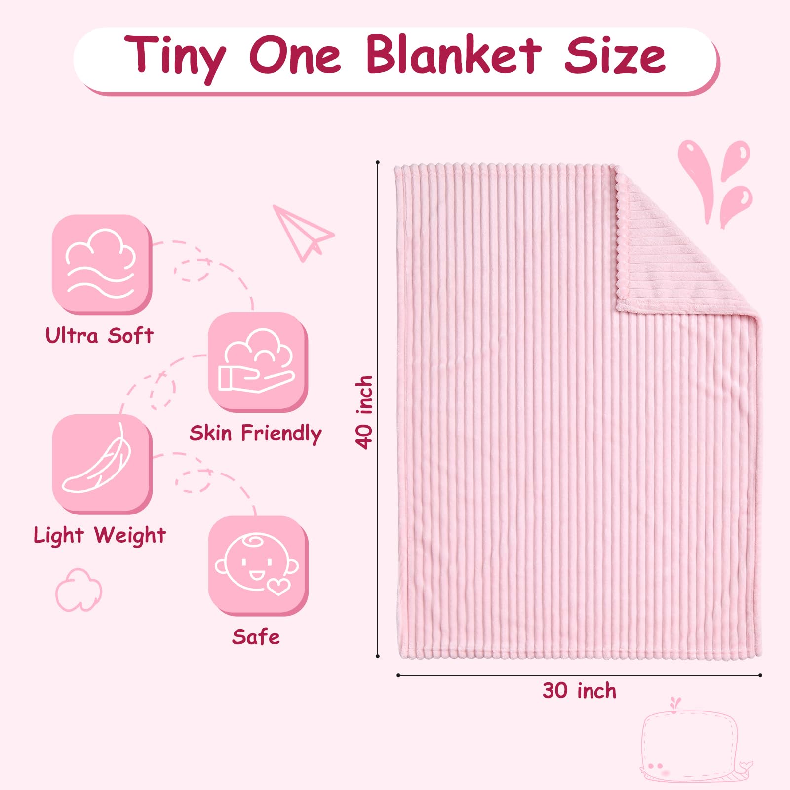 Eonkasp blanket in car seat highlights lightweight portability for travel