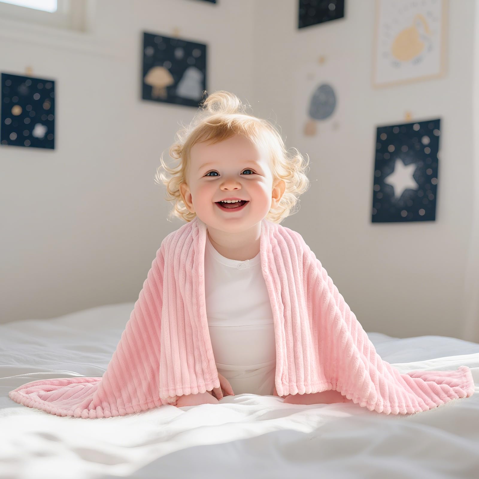 Eonkasp care guide-friendly blanket showing machine wash and tumble dry