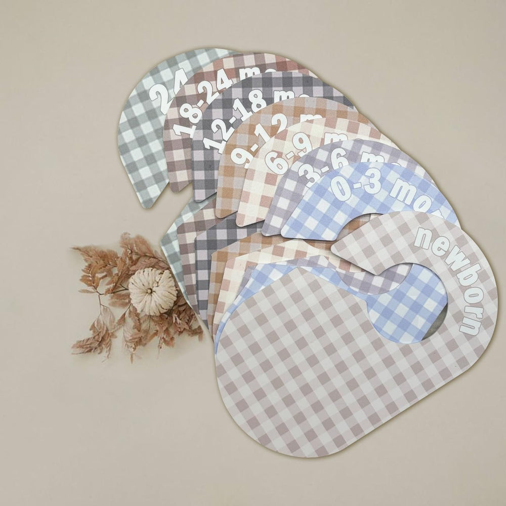 eoscasely baby closet divider size 6-42x4 in fits standard closet rods.