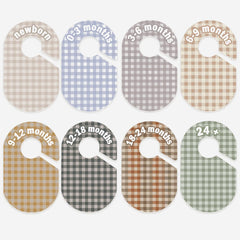 eoscasely baby closet divider durable PP material highlights long-lasting nursery organization.