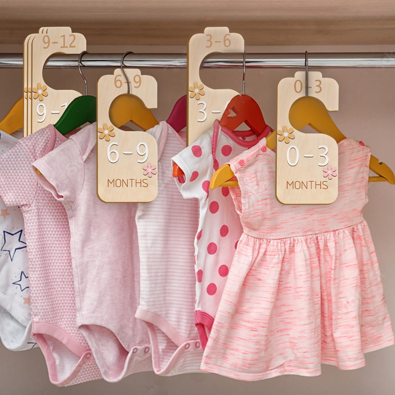 eoscasely easy-access closet dividers for quick daily outfit retrieval.