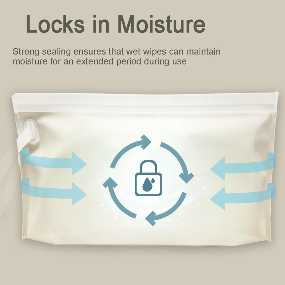 Eoscasely wipe dispenser cream open flip-top enables easy access to refills.