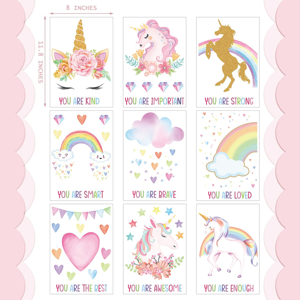 Epakh cloud and star unicorn wall sticker adds whimsical charm to kids' walls