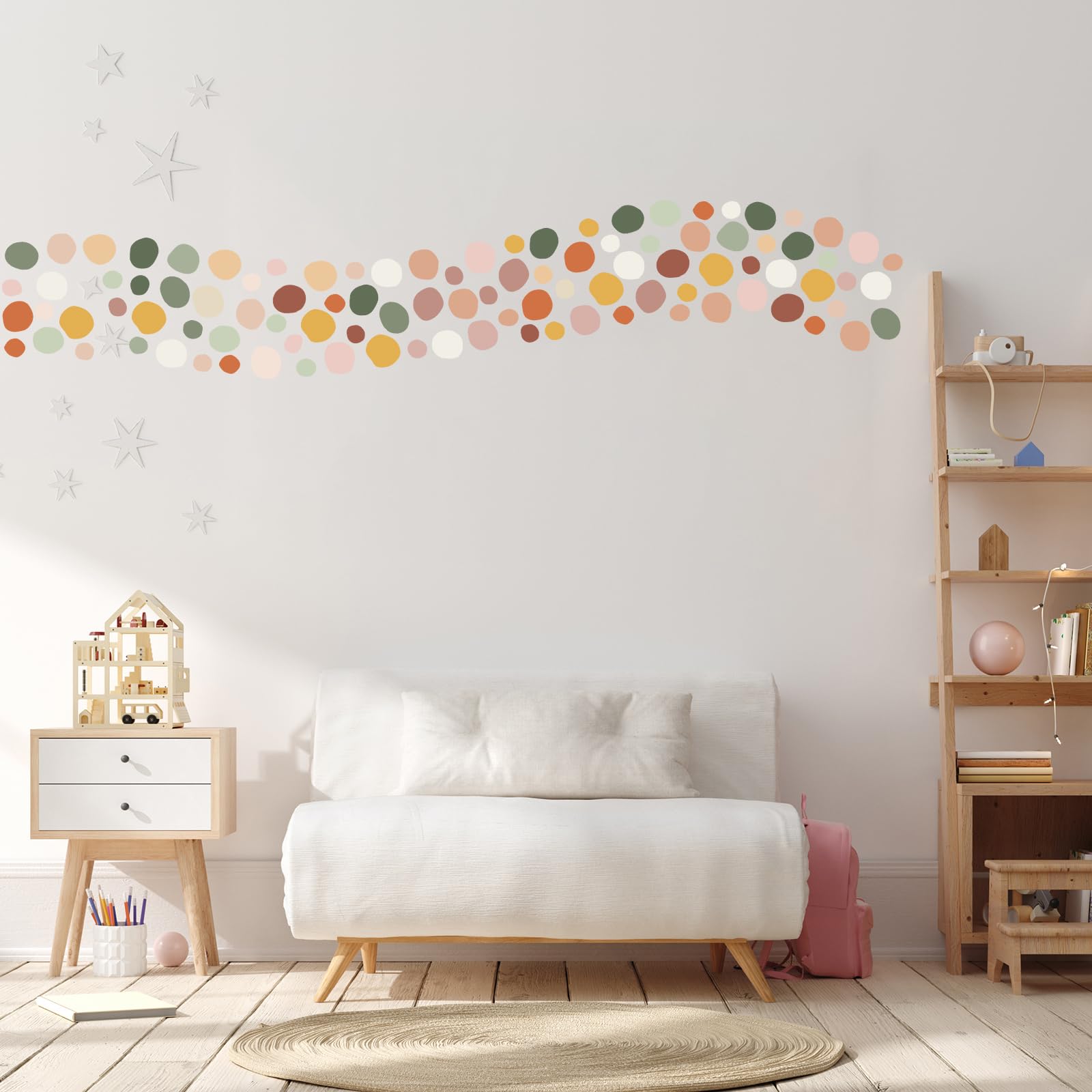 Epakh polka-dots door decal brings playful accents to entryways