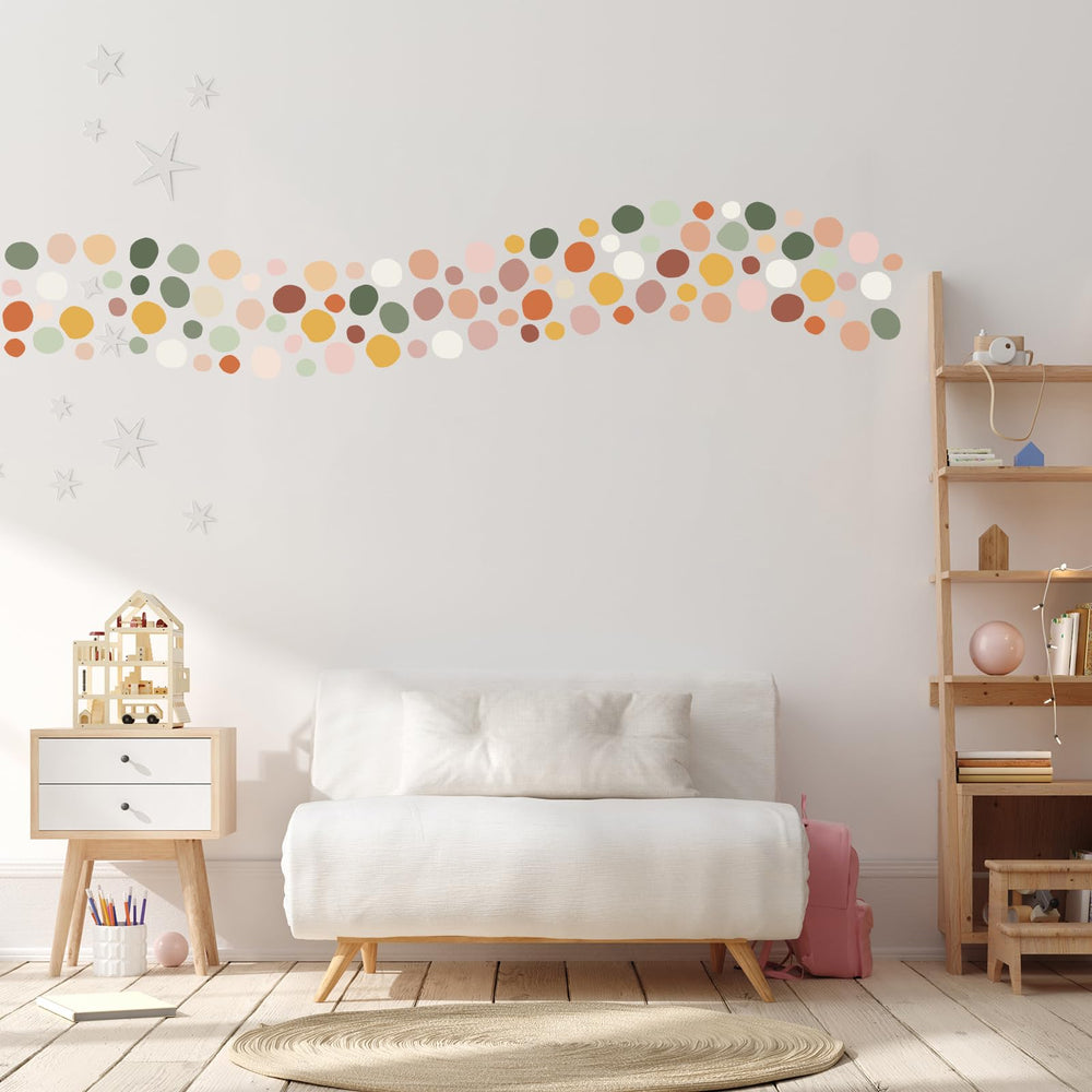 Epakh polka-dots door decal brings playful accents to entryways