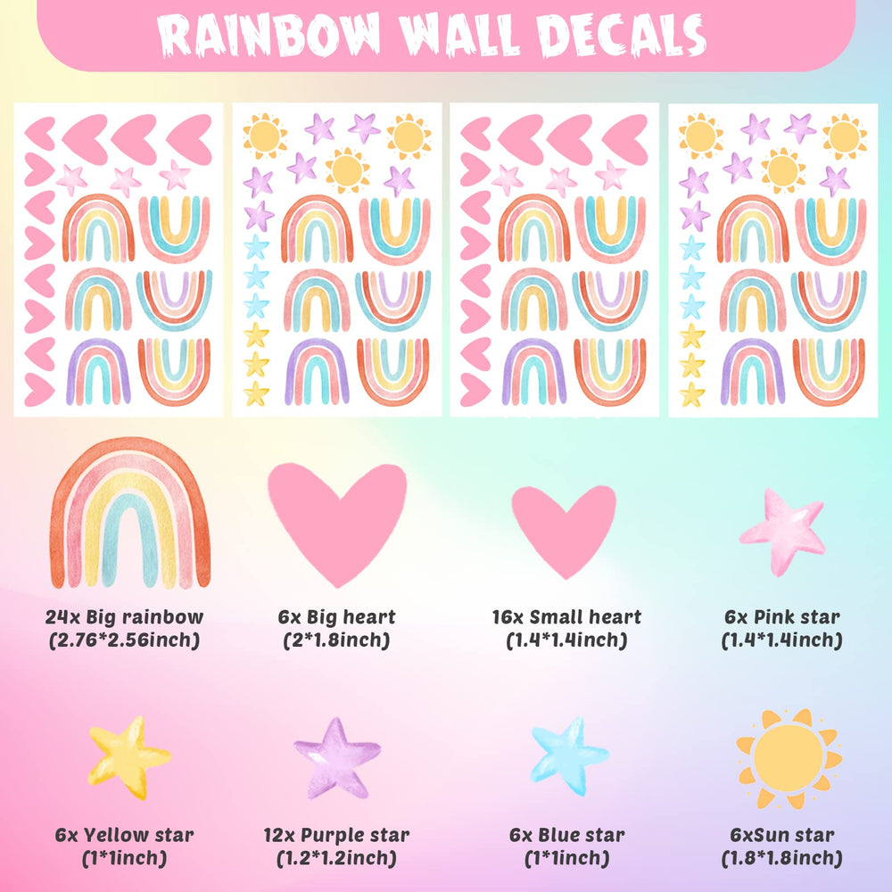 Epakh star stickers close-up add playful twinkle to decor.