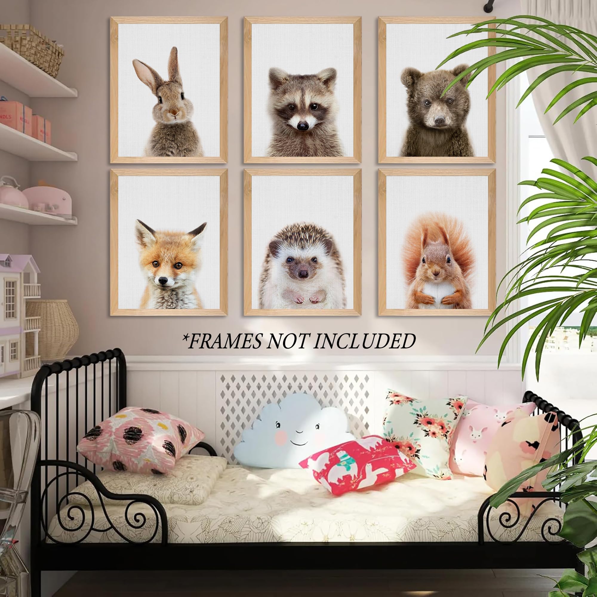 EPHANY piglet wall art print adds Nordic charm and cheerful focus for play areas.