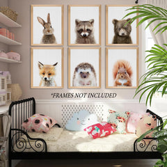 EPHANY piglet wall art print adds Nordic charm and cheerful focus for play areas.