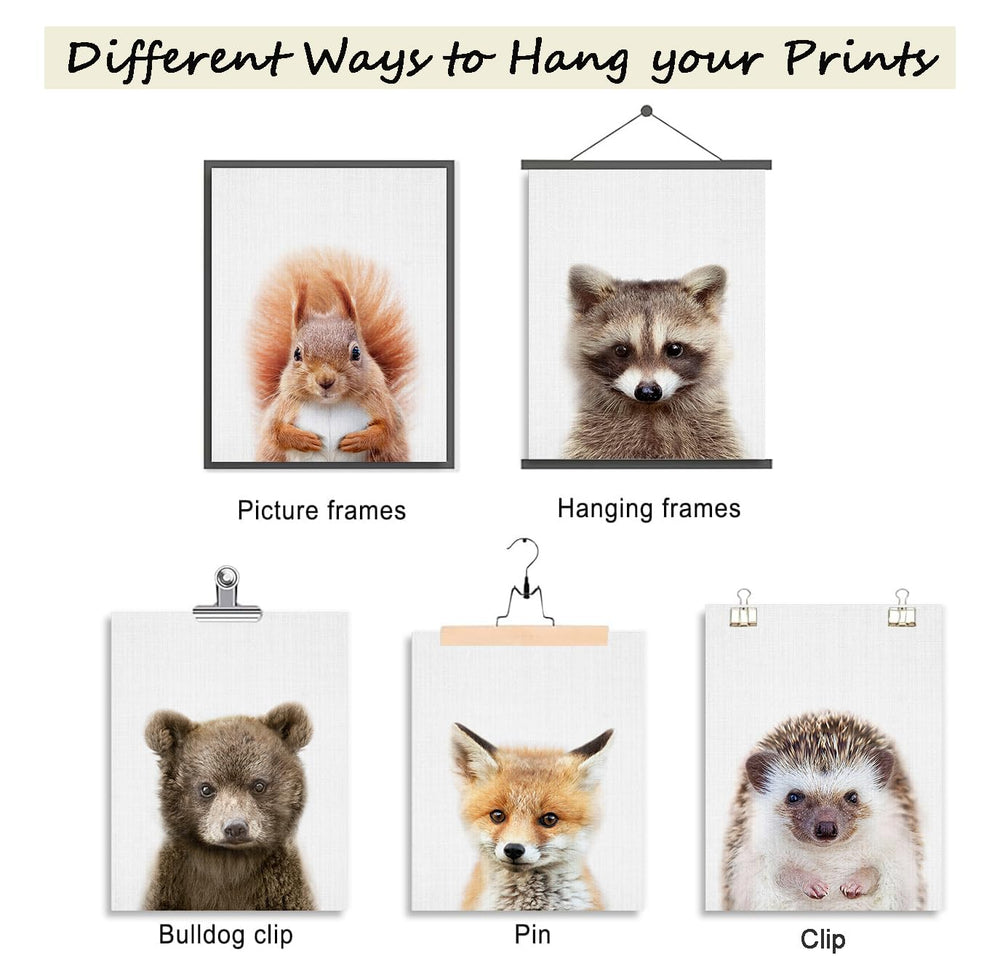 EPHANY piglet prints fit frames easily, enabling quick styling of bedrooms and living areas.
