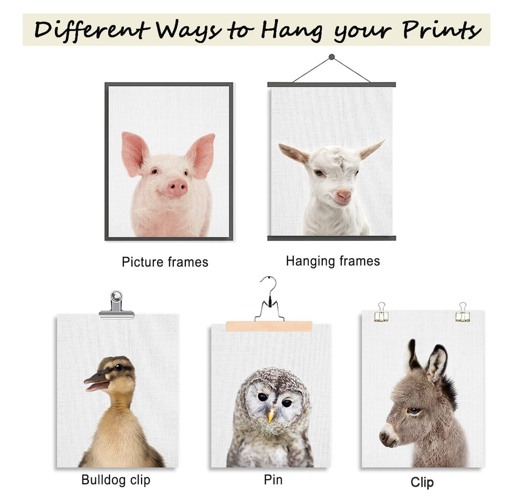 EPHANY Unframed wall art set for easy framing and display