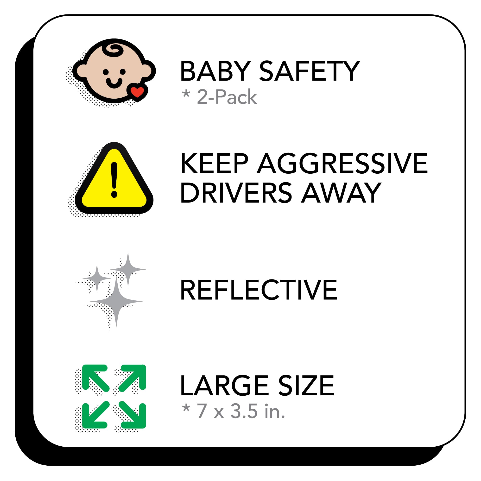 EPIC Goods heavy-duty weatherproof vinyl sticker withstands rain and sun on vehicles