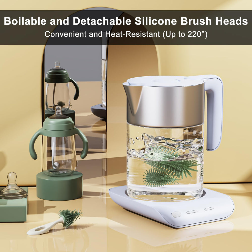 ePiiChua 3-in-1 cleaner keeps bottles and cups sparkling and hygienic.
