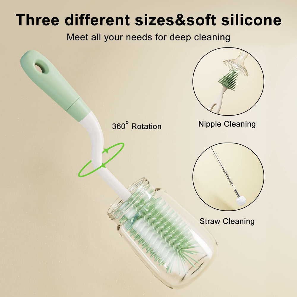 ePiiChua straw brush suitable for cleaning bottle straws and narrow drinking tubes.