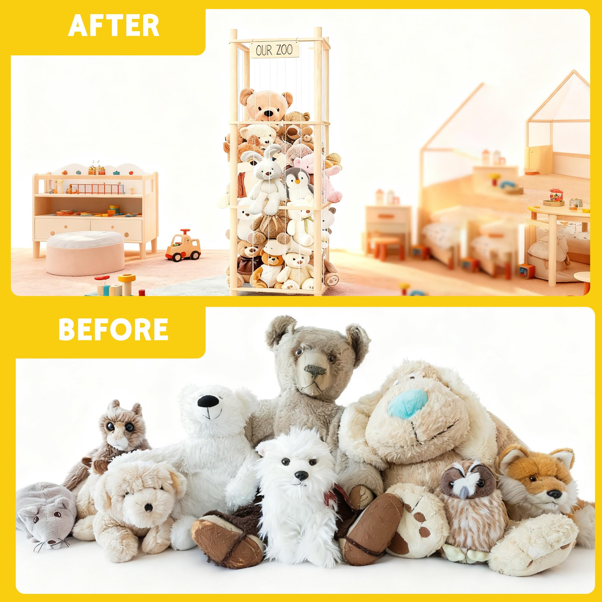 EQGDU versatile decor in a kid space combining organization and charm