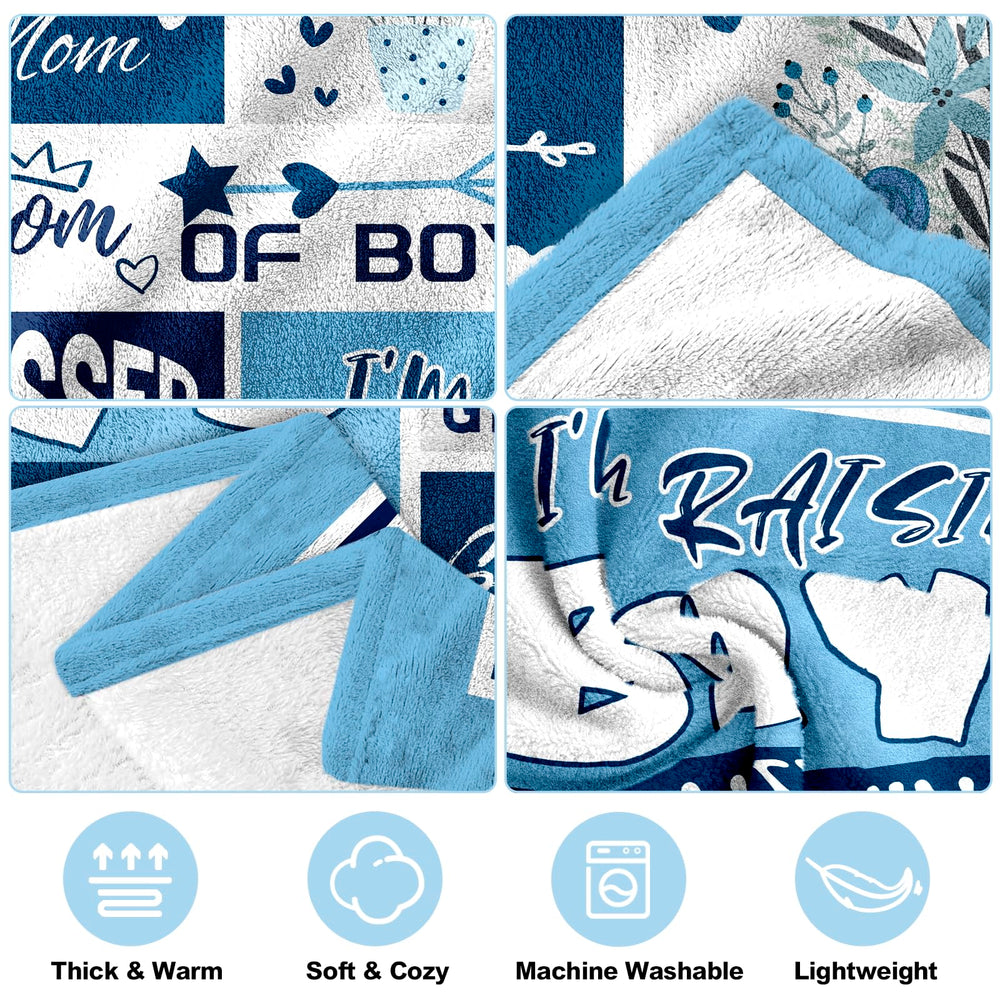 EQNWI Dryer-Safe Washable Blanket care label demonstrates simple cleaning and lasting softness.