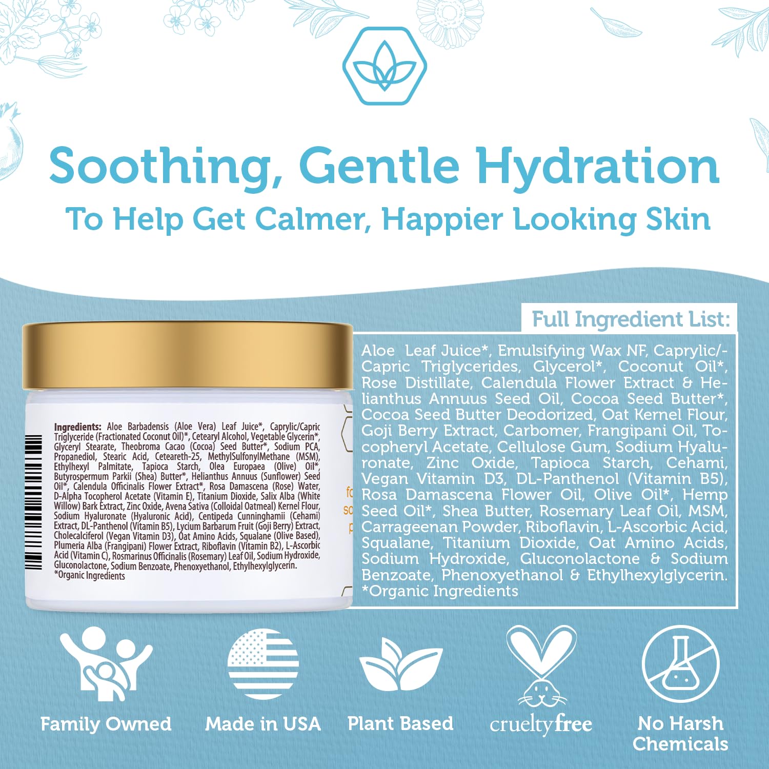 Era Organics Calendula Cream – made-usa-jar reflects family-owned, clean, cruelty-free skincare you can trust.